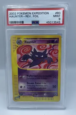 Dark Haunter Expedition Psa9 Holo Reverse Foil Pokemon - Image 1