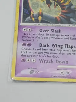 Pokemon Giratina 10/127 Platinum Holo (LP) - Image 5
