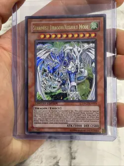 Yugioh Stardust Dragon/Assault Mode DPCT-EN003 Secret Rare Limited Edition LP/NM - Image 2