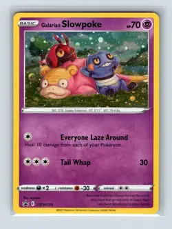 Galarian Slowpoke SWSH126 Holo Promo Sword & Shield Promo Pokemon Holo Near Mint - Image 1