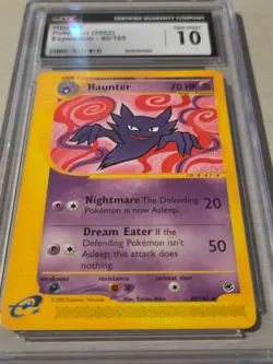 Haunter 2002 Expedition 80/165 CGC 10 Gem Mint Vintage Pokemon e-Reader - Image 2