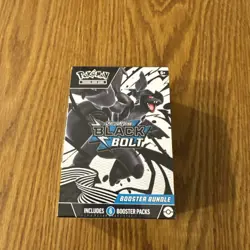 Pokemon Scarlet & Violet—Black Bolt Booster Bundle Box Includes 6 Booster Packs - Image 1