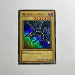 Yugioh Red-Eyes B. Dragon LOB-070 Ultra Rare Unlimited Edition - Image 1