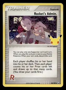 Rocket's Admin. 86/109 Celebrations: Classic Collection Pokemon NM - Image 1