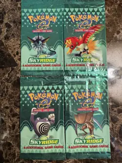 Skyridge Booster Pack Lot (EMPTY) - Pokemon TCG - Image 1