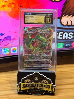 Pokemon TCG CGC Pristine 10 Rayquaza VMAX 108/172 Holo - Image 1