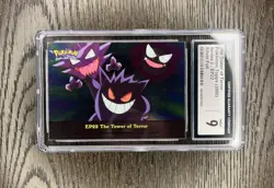 Gengar Holo CGC 9 Pokemon Topps 2000 Tower of Terror Ep 22 Silver Foil POP 13 - Image 1