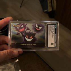 Gengar Holo CGC 9 Pokemon Topps 2000 Tower of Terror Ep 22 Silver Foil POP 13 - Image 2