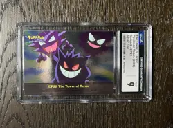 Gengar Holo CGC 9 Pokemon Topps 2000 Tower of Terror Ep 22 Silver Foil POP 13 - Image 3