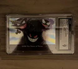 Gengar Holo CGC 9 Pokemon Topps 2000 Tower of Terror Ep 22 Silver Foil POP 13 - Image 5