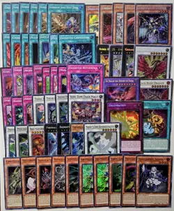 Yugioh! 125-card All Holo Lot - Super, Ultra, Secret, Platinum, PUR, QCSR NM - Image 1