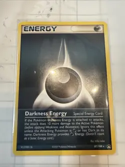 Darkness Energy - 87/108 Rare Non-Holo - Ex Power Keepers - Pokemon TCG Card - Image 1