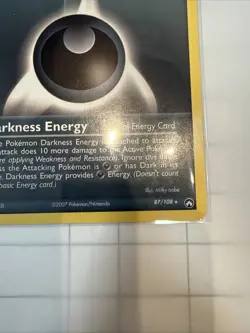 Darkness Energy - 87/108 Rare Non-Holo - Ex Power Keepers - Pokemon TCG Card - Image 4