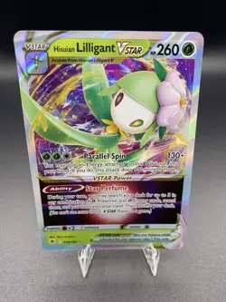 Hisuian Lilligant VSTAR Holo Ultra Rare Card Astral Radiance 018/189 - Image 1