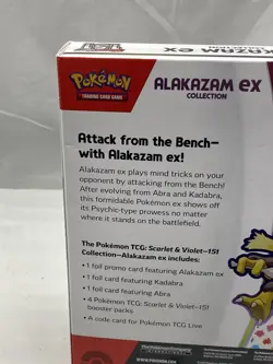 Pokemon Trading Card Game 151 Alakazam ex Collection - Image 3