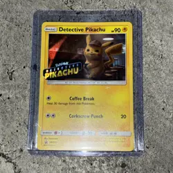 Detective Pikachu SM190 Promo Pokemon Card - Image 1
