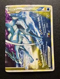 2010 Pokemon TCG Unleashed Raikou Suicune Legend Holo Card 93/95 Bottom HP - Image 1
