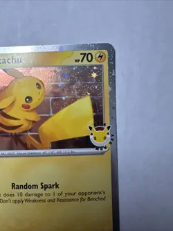 Pokemon Pikachu Promo Stamped Holo 051/162 EN Basic 70 HP Random Spark Card - Image 5