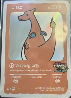 After Skool Hobby Pokemon S2 Genetic Mystery 78 Charizard SECRET Card NM-Mint - Image 1