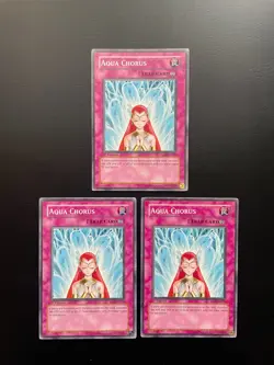Yugioh Aqua Chorus SD8-EN028 1st Edition Common MP/HP X3 - Image 1