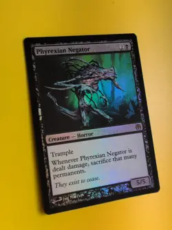 Phyrexian Negator. FOIL Horror Rare Magic the Gathering Card. - Image 3