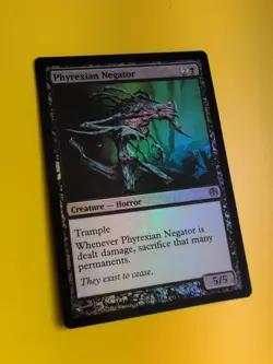 Phyrexian Negator. FOIL Horror Rare Magic the Gathering Card. - Image 4