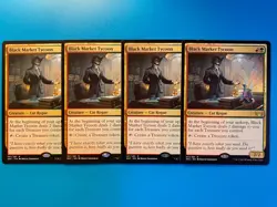 MTG 4x Black Market Tycoon 167 Streets of New Capenna Magic the Gathering x4 NM - Image 1