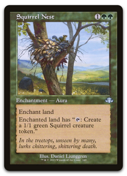 Squirrel Nest (Retro Frame) #349 Dominaria Remastered DMR Magic MTG - Image 1