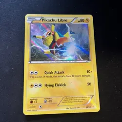 Pokemon Pikachu Libre 30/30 XY Trainer Kit Basic Holo 80HP Quick Attack/Flying … - Image 1