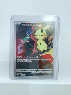 Pokemon TCG Team Rocket's Mimikyu Illustration Rare 238/217 Ascended Heroes - Image 1