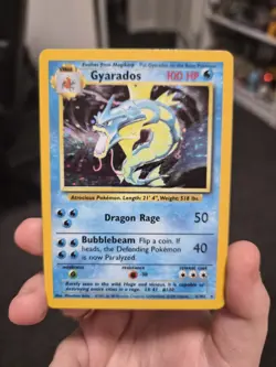 Pokemon TCG Gyarados Base Set 6/102 Holo LP Lightly Played - Image 2