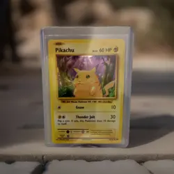 CCG Individual Card Pokemon Pikachu Cracked Ice Holo - Image 1