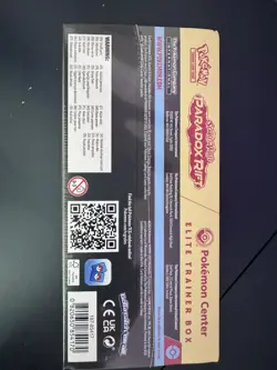 Paradox Rift Pokemon Center Roaring Moon Elite Trainer Box ETB New Sealed - Image 5