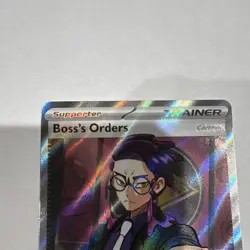 Pokemon Boss's Orders [Corbeau] Trainer Supporter Full Art Holo ASC 256/217 - Image 2