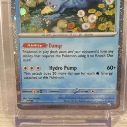 Pokemon TCG Psyduck/Golduck MEP 007/008 Mega Evolution Promo With Protectors - Image 3