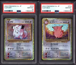 Pokemon 2023 Clefairy Clefable 13-14 CLL Japanese Sequential GEM MINT PSA 10 - Image 1