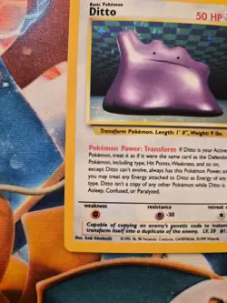 Pokemon TCG Ditto Fossil 3/62 Holo - Image 5