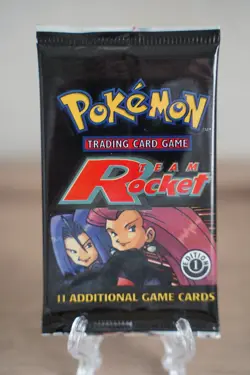 Pokemon 1st Edition Team Rocket Booster Pack Factory Sealed 1999-2000 WOTC - Image 1
