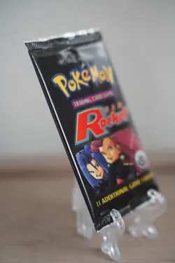 Pokemon 1st Edition Team Rocket Booster Pack Factory Sealed 1999-2000 WOTC - Image 4