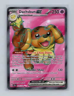 Dachsbun ex 160/142 Ultra Rare Stellar Crown Pokemon Holo Near Mint - Image 1