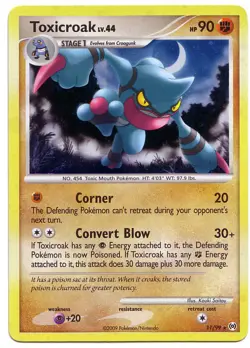 POKEMON • Toxicroak Lv.44 OLOGRAFICA • ARCEUS 11/99 - Image 1