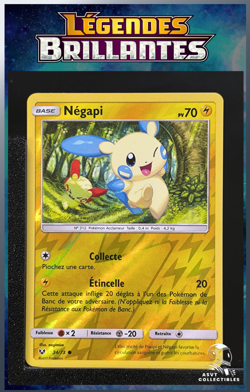 Carte Pokemon Negapi 34/73 Reverse SL3.5 Legendes Brillantes FR - Image 1