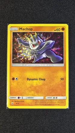 Machop Holo 6/12 M PF Pokemon McDonald's 2018 Series - Image 1