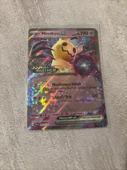 Pokemon TCG Mimikyu ex 069/159 Sv09: Journey Together Double Rare Near Mint - Image 1