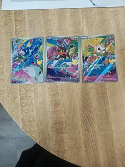 Pokemon TCG First Partner Illustration Collection Series 1 Alola Gen 7 Starters - Image 2