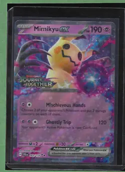 Mimikyu ex 069/159 Scarlet & Violet—Journey Together Stamped NM - Image 1
