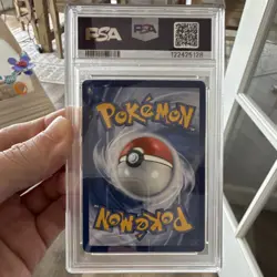 PSA 9 Team Rocket's Meowth 18/53 Wotc Promo Pokemon League 2000 - Image 2