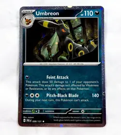 Pokemon TCG Umbreon 059/131 Promo Rare Cosmos Holo NM Prismatic Evolutions - Image 1