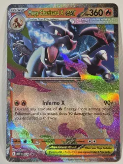 Pokemon Mega Charizard X EX 029 Mega Evolution Promo NM+ - Image 1