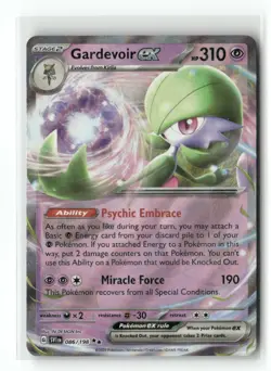 Gardevoir ex 086/198 Double Rare Scarlet & Violet Pokemon Holo Near Mint - Image 1